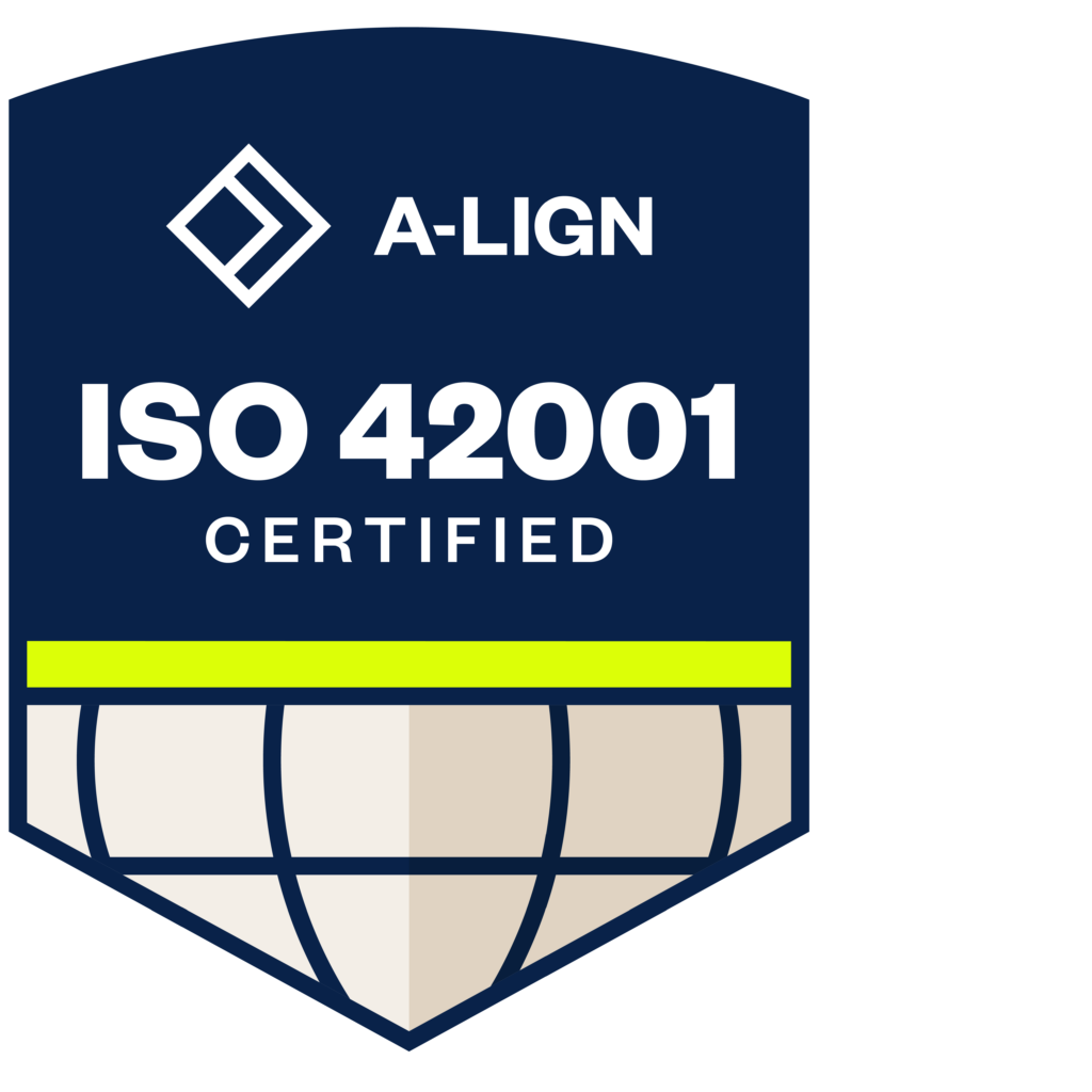 A LIGN badge ISO 42001