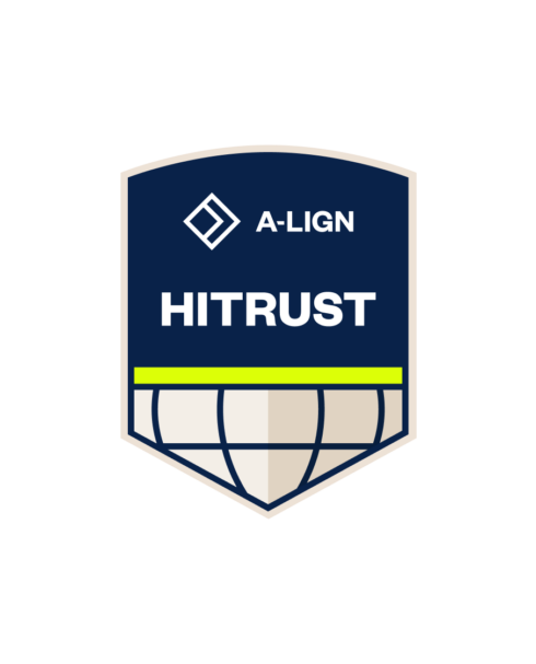 Badge HITRUST Dark Background 1 0