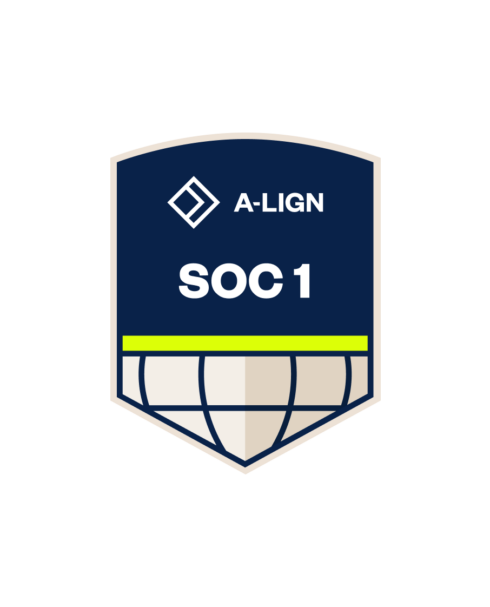 Badge SOC 1 Dark Background 1 0