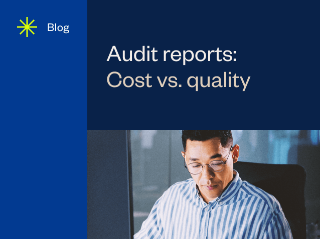 resource feature Audits reports cost vs quality 1 1