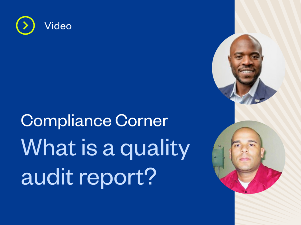 resource feature Compliance Corner What is Quality Report 1 0