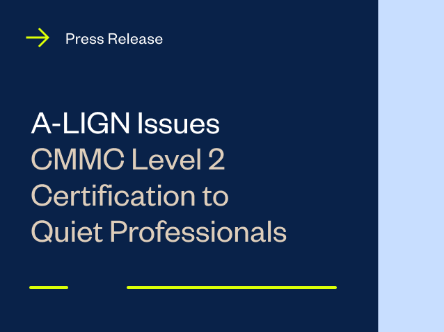 resource feature Quiet Professionals CMMC 1 0