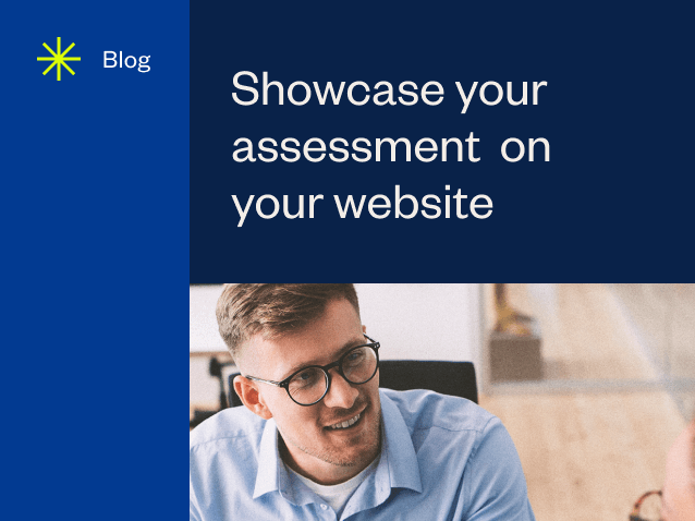 resource feature Showcase your assessment on your website 1 0